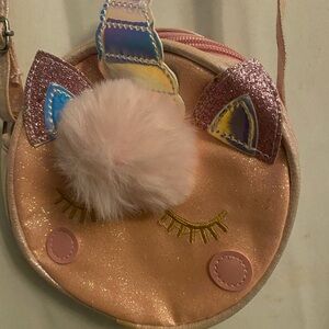 Sparkly Pink Unicorn Bag for Kids